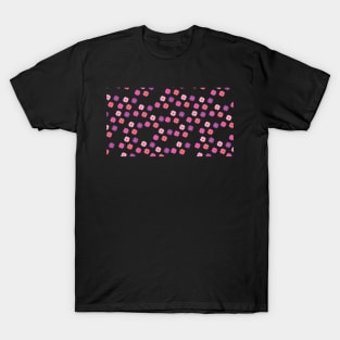 Pink and Purple Floral pattern T-Shirt